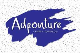 Adfonture: The Sweet Handwritten Font for Scroll-Stopping Visuals