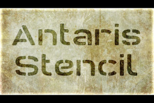 Antaris Stencil Typeface Review for Editorial Design