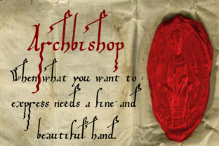 Archbishop: A Historic Script Handwritten Typeface for Digital Branding