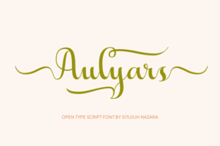 Aulyars: The Script Handwritten Font for Polished Brand Identity