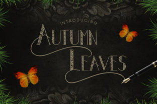 Autumn Leaves Font Review: A Retro Sans Serif