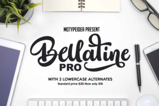 Bellatine: The Bold Handwritten Font for Scroll-Stopping Visuals