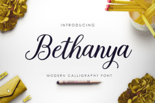 Bethanya: A Modern Calligraphic Font for Digital Branding