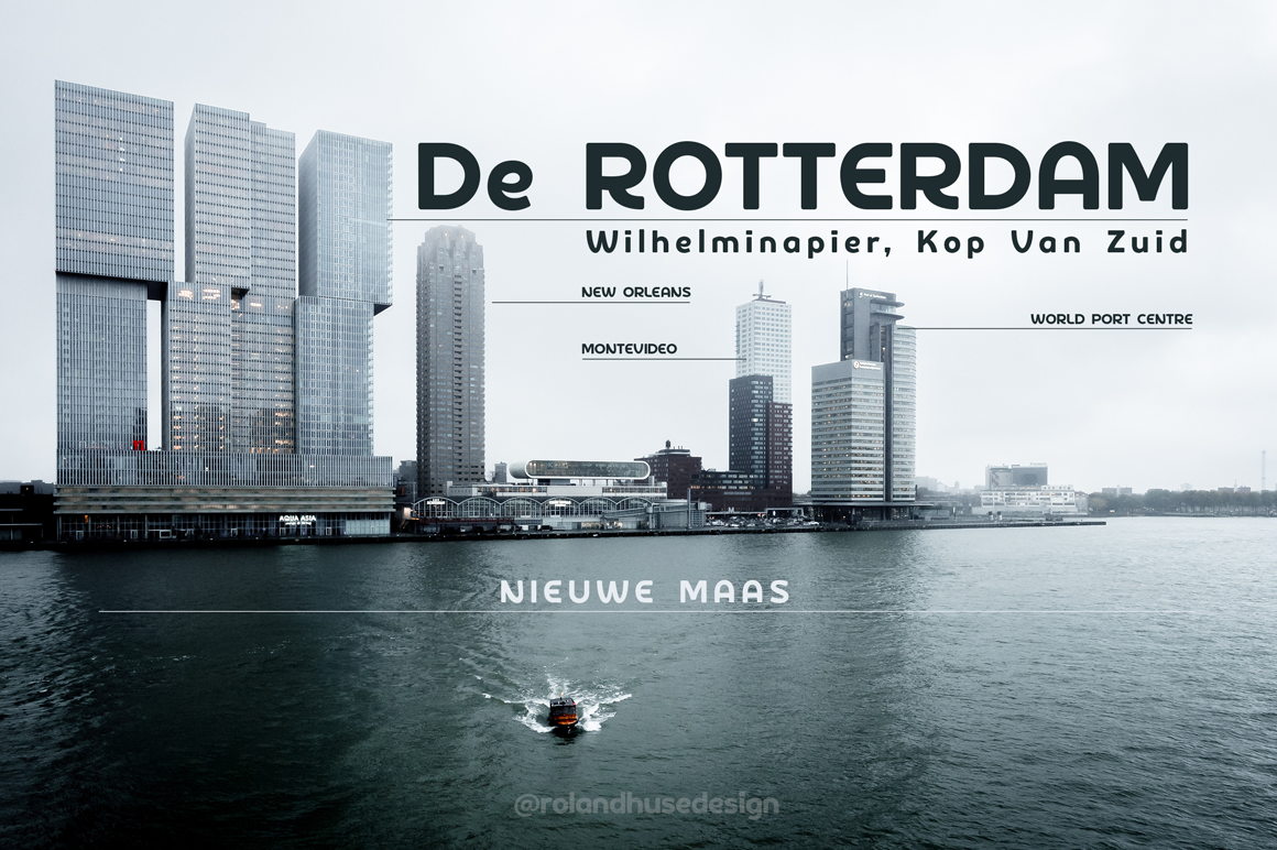 De Rotterdam Typeface: Modern Sans Serif Fonts for Brand Identity