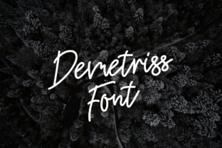 Demetriss Handwritten Font Review for Elegant Brand Identity