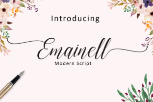 Emainell: A Classical Handwritten Typeface for Editorial Design