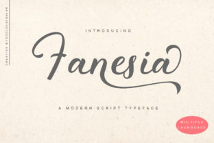 Fanesia Script Handwritten Font for Elegant Branding