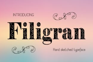 Filigran: A Decorative Font for Boutique Branding and Elegant Design