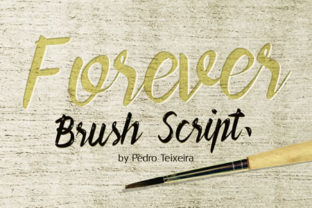 Forever Brush Script: A Stunning Handwritten Font for Crafters