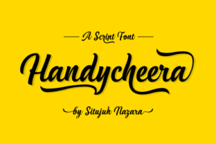 Handycheera Font Review for Elegant Branding and Stationery