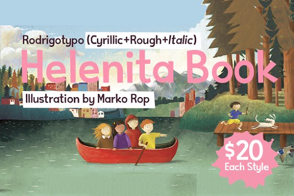Helenita Book Typeface for Modern Editorial Design