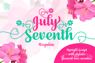July Seventh: A Premium Script Handwritten Font for Crafters