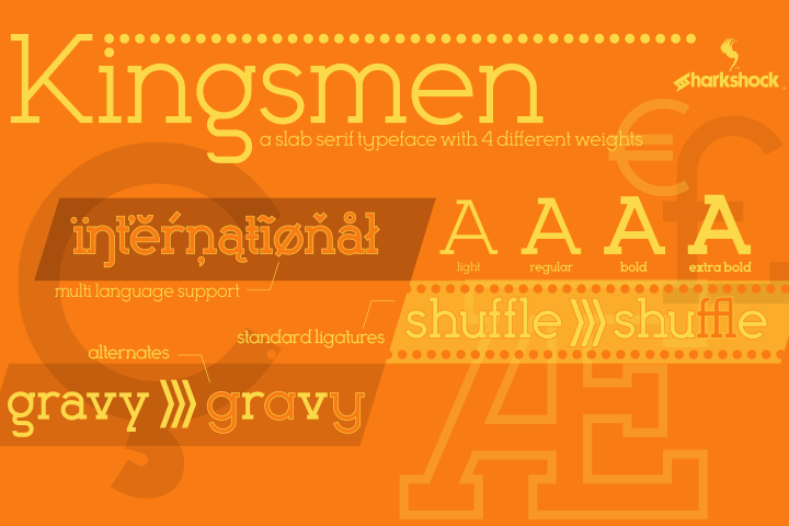 Kingsmen Slab Serif Font for Bold Brand Identity