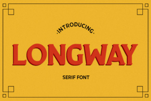 Longway Serif Font for Vintage Digital Branding