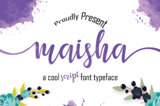 Maisha: A Versatile Script Font for Editorial Design