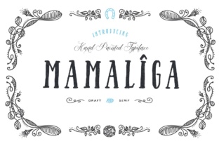Mamaliga Typeface: Elevate Brand Identity with Elegant Serif Typography