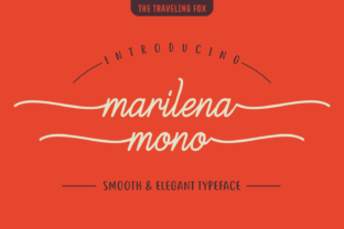 Marilena Mono: A Smooth Script Handwritten Font for Editorial Design