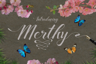 Merthy: The Handwritten Script Font for Clearer Campaign Visuals