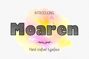 Moaren Typeface Review: A Hand Crafted Decorative Font for Boutique Branding