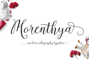 Morenthya: The Script Handwritten Typeface for Modern Web Design