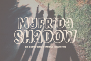 Myfrida Shadow Typeface for Playful Brand Identity