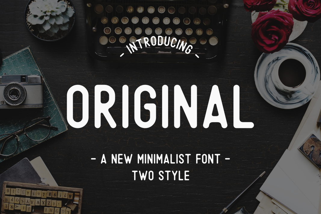 Original Typeface: Elevating Editorial Design with Vintage Charm