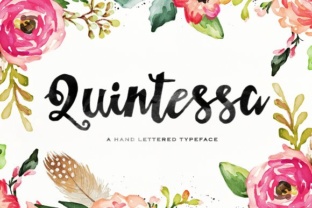 Quintessa: A Handwritten Font for Polished Small Business Branding