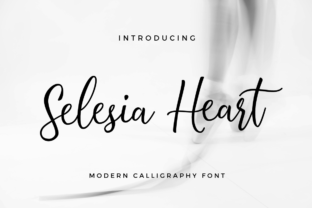 Selesia Heart: The Casual Calligraphy Font for Polished Brand Visuals