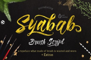 Syabab Brush Script Typeface Review