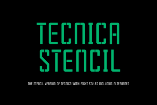 Tecnica Stencil Family: A Designer’s Guide to Modern Brand Identity