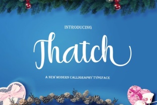 Thatch Font: Elevate Your Brand Identity with Modern Script