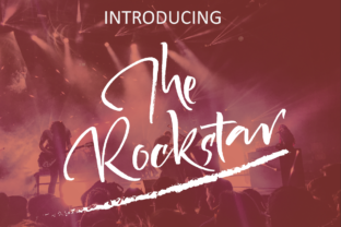 The Rockstar: Handwritten Brush Font for Bold Campaign Visuals