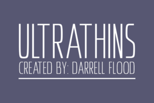 Ultrathins: The Elegant Sans Serif Typeface for Premium Craft Branding