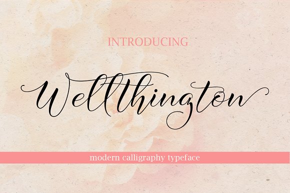 Wellthington Typeface Review for Elegant Brand Identity